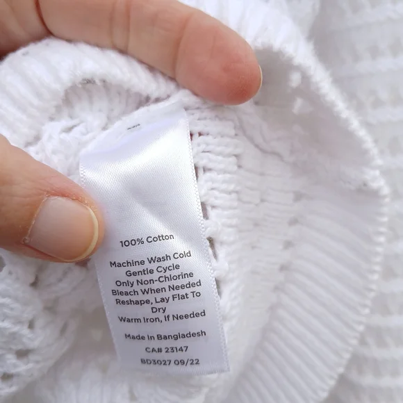 Haven Well Within Organic Cotton Open Stitch Polo Sweater - Picture 6 of 8